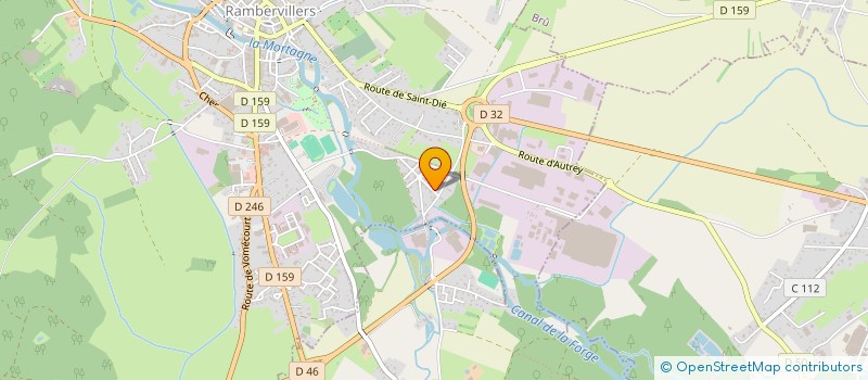 localisation de l'entreprise MONSIEUR LAURENT FRICOT  RAMBERVILLERS