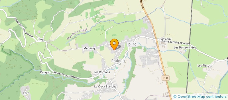 localisation de l'entreprise MONSIEUR LAURENT FRIEDERICK  PRALONG