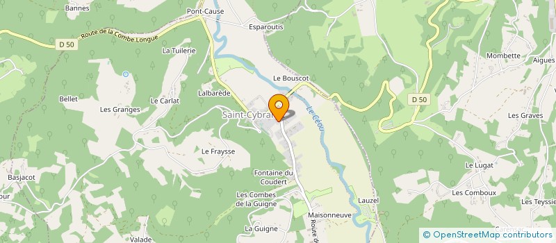 localisation de l'entreprise MONSIEUR LAURENT FRIT à LA ROQUE-GAGEAC