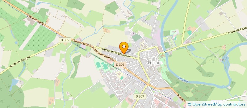 localisation de l'entreprise MONSIEUR LAURENT FROGER  LE LUDE