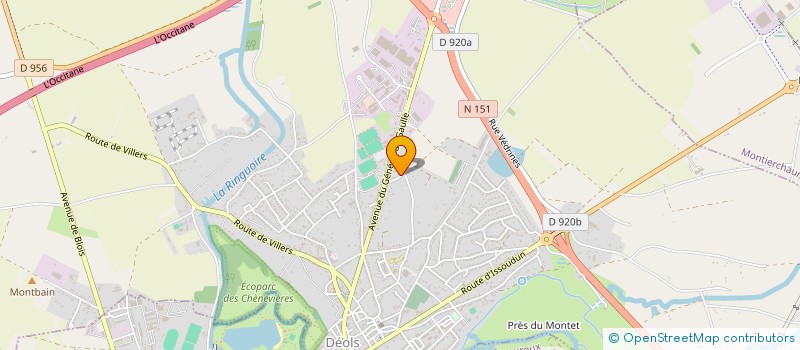 localisation de l'entreprise MONSIEUR LAURENT FROIDEFOND à CHATEAUROUX