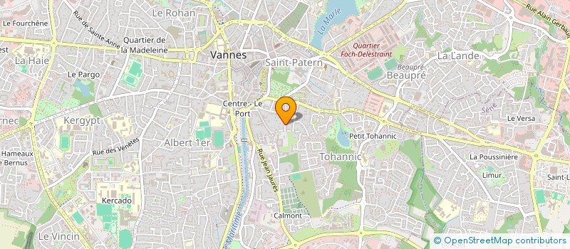 localisation de l'entreprise MONSIEUR LAURENT FRUCHAUD à VANNES