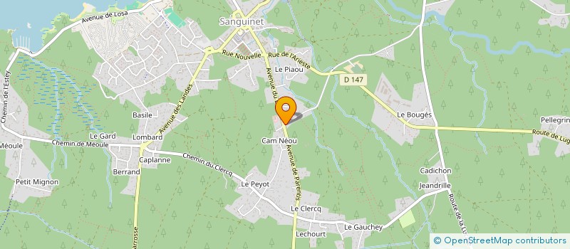 localisation de l'entreprise MONSIEUR LAURENT FUND  SANGUINET