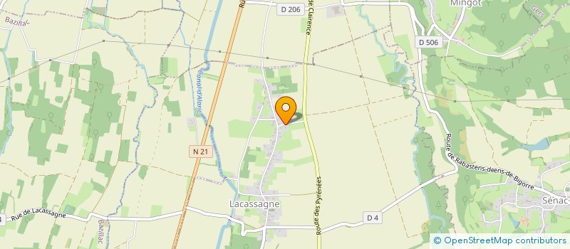 localisation de l'entreprise MONSIEUR LAURENT FURST  LACASSAGNE