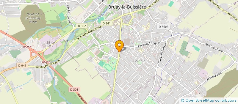 localisation de l'entreprise MONSIEUR LAURENT FUZELLIER à BRUAY-LA-BUISSIERE