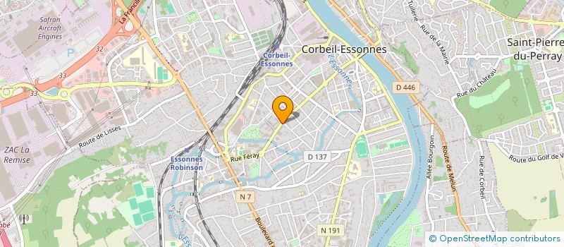 localisation de l'entreprise MONSIEUR LAURENT GABET à CORBEIL-ESSONNES