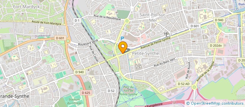 localisation de l'entreprise MONSIEUR LAURENT GADEYNE à DUNKERQUE