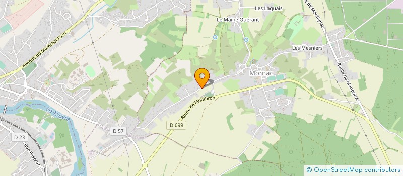 localisation de l'entreprise MONSIEUR LAURENT GADRAT à MORNAC