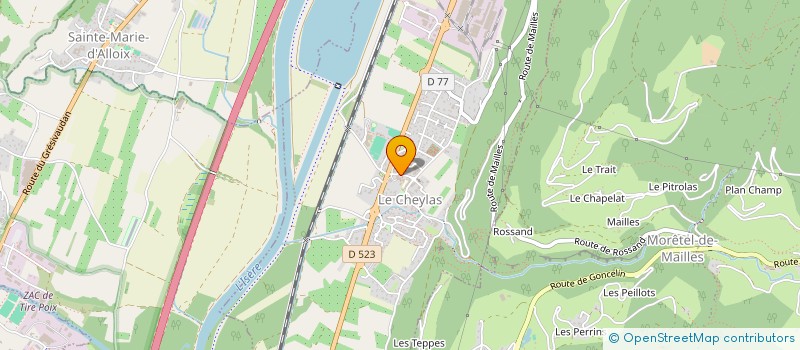 localisation de l'entreprise MONSIEUR LAURENT GAFFARD  LA PIERRE