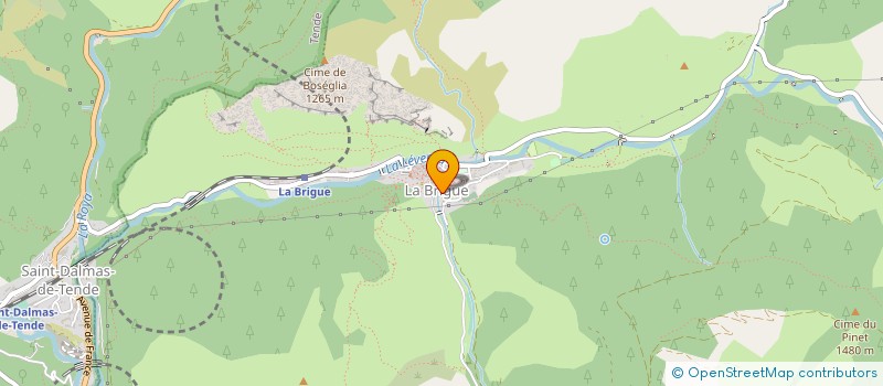 localisation de l'entreprise MONSIEUR LAURENT GAGLIO  LA BRIGUE