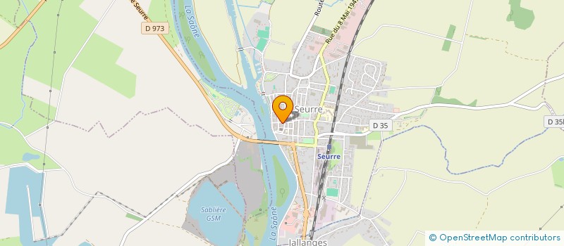 localisation de l'entreprise MONSIEUR LAURENT GAGNEUR  SEURRE
