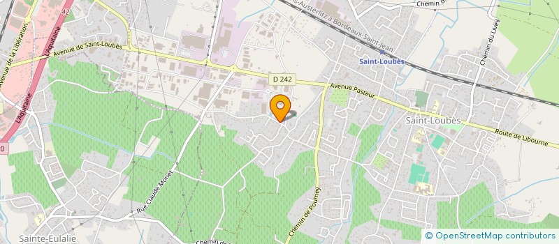 localisation de l'entreprise MONSIEUR LAURENT GAILLARD  SAINT-LOUBES