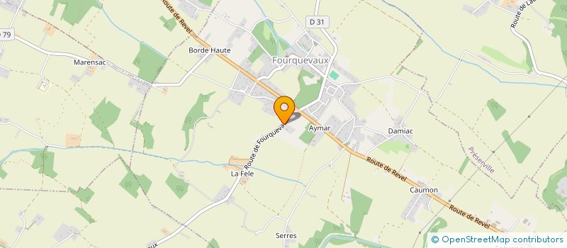 localisation de l'entreprise MONSIEUR LAURENT GAJEWSKI  FOURQUEVAUX