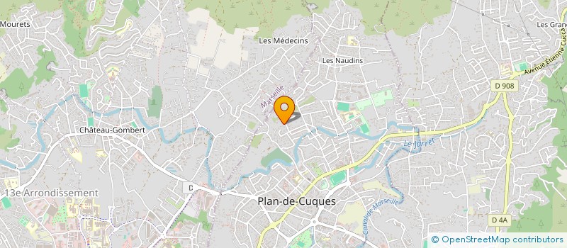 localisation de l'entreprise MONSIEUR LAURENT GALDEANO  PLAN-DE-CUQUES