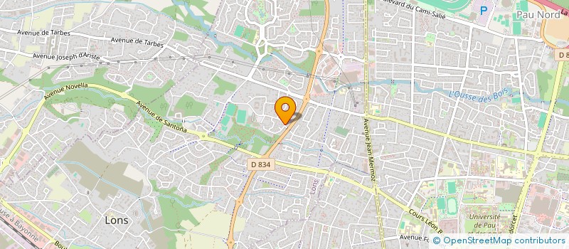 localisation de l'entreprise MONSIEUR LAURENT GALIAY  LONS