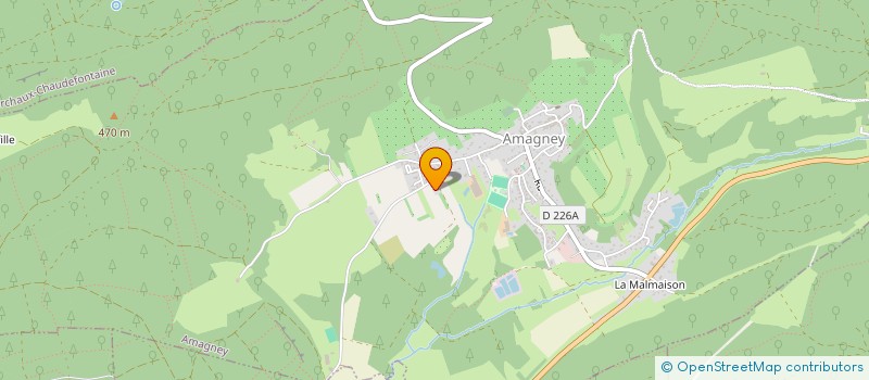 localisation de l'entreprise MONSIEUR LAURENT GALLET  AMAGNEY
