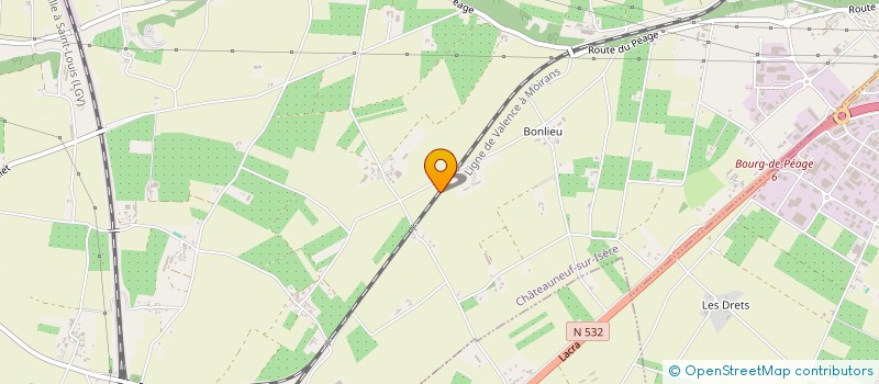 localisation de l'entreprise MONSIEUR LAURENT GALLIX à CHATEAUNEUF-SUR-ISERE