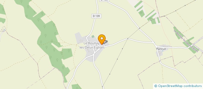 localisation de l'entreprise MONSIEUR LAURENT GALOPIN à LE BOULLAY-LES-DEUX-EGLISES