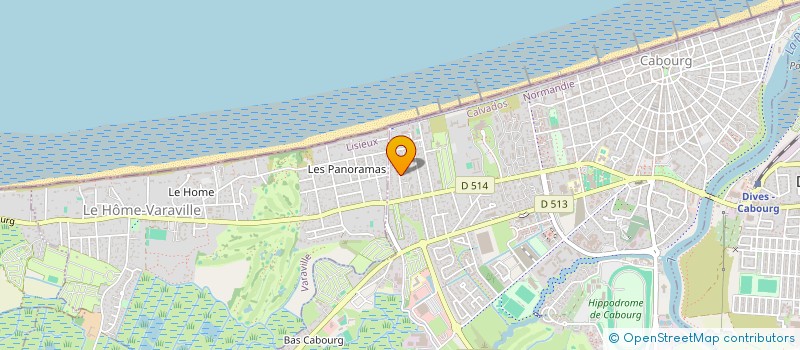 localisation de l'entreprise MONSIEUR LAURENT GALOPIN  CABOURG