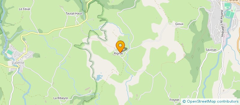 localisation de l'entreprise MONSIEUR LAURENT GALVAING à RIOM-ES-MONTAGNES