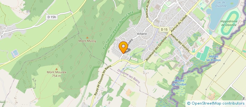 localisation de l'entreprise MONSIEUR LAURENT GAMBETTA  DIVONNE-LES-BAINS