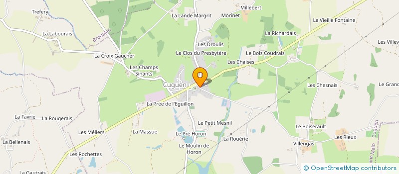 localisation de l'entreprise MONSIEUR LAURENT GAMET  CUGUEN