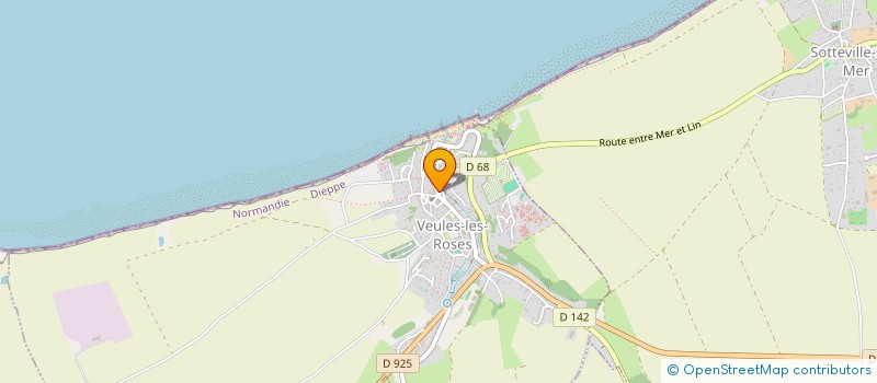 localisation de l'entreprise MONSIEUR LAURENT GANNE  VEULES-LES-ROSES