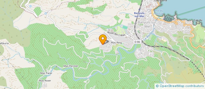 localisation de l'entreprise MONSIEUR LAURENT GARCIA  BANYULS-SUR-MER