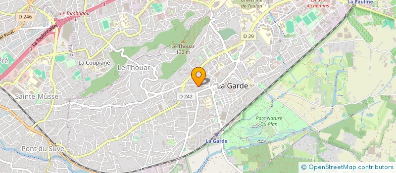 localisation de l'entreprise MONSIEUR LAURENT GARCIN  LA GARDE