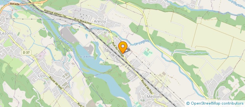 localisation de l'entreprise MONSIEUR LAURENT GARENS  ARESSY