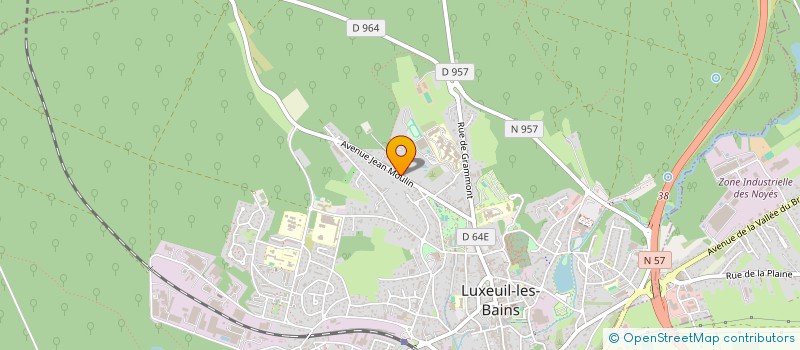 localisation de l'entreprise MONSIEUR LAURENT GARET  LUXEUIL-LES-BAINS