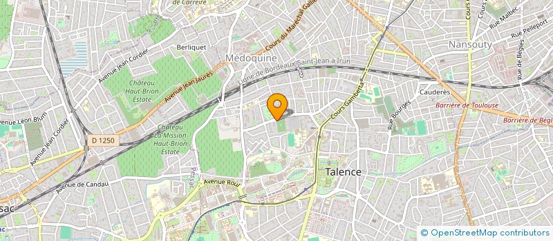 localisation de l'entreprise MONSIEUR LAURENT GARNIER  TALENCE