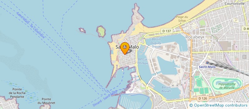 localisation de l'entreprise MONSIEUR LAURENT GARNIER à SAINT-MALO
