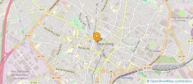 localisation de l'entreprise MONSIEUR LAURENT GARNIER  TOURCOING