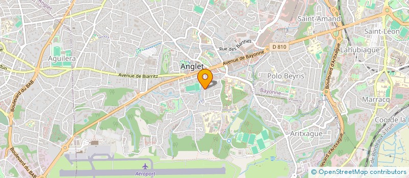localisation de l'entreprise MONSIEUR LAURENT GARNIER  ANGLET