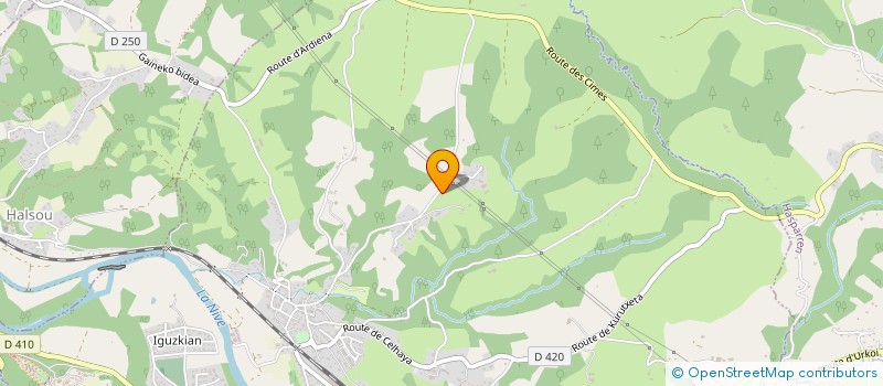 localisation de l'entreprise MONSIEUR LAURENT GARRASTAZU à CAMBO-LES-BAINS