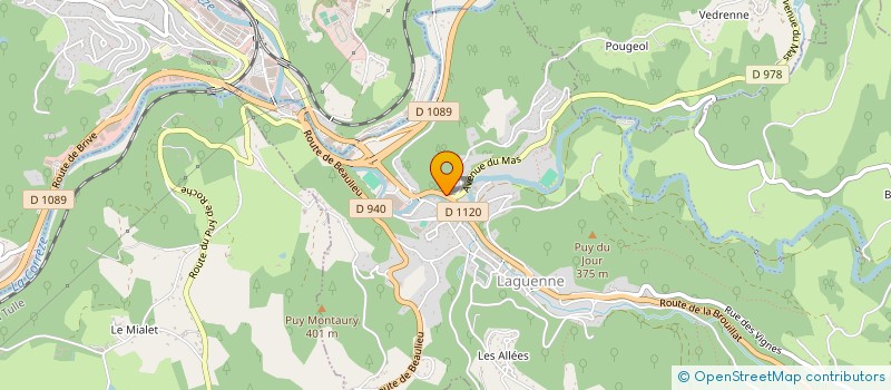 localisation de l'entreprise MONSIEUR LAURENT GARRIE à LAGUENNE-SUR-AVALOUZE