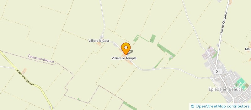 localisation de l'entreprise MONSIEUR LAURENT GASNIER  EPIEDS-EN-BEAUCE