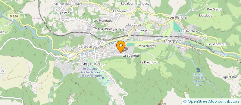 localisation de l'entreprise MONSIEUR LAURENT GATIGNOL  LA BOURBOULE