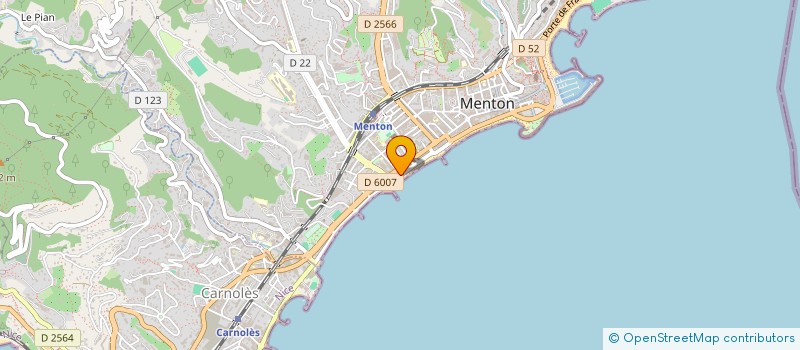 localisation de l'entreprise MONSIEUR LAURENT GATTO  MENTON