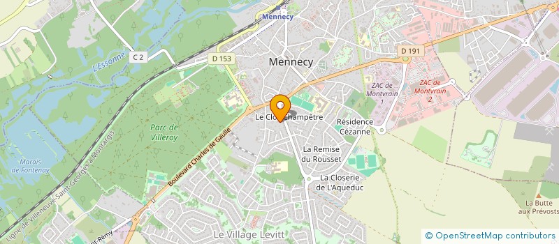 localisation de l'entreprise MONSIEUR LAURENT GATTONI à MENNECY