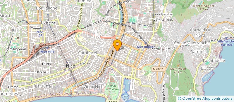 localisation de l'entreprise MONSIEUR LAURENT GAUBERT à NICE
