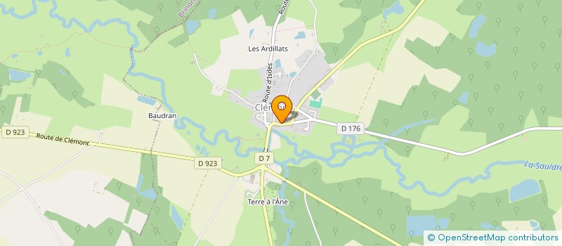 localisation de l'entreprise MONSIEUR LAURENT GAUCHER à CLEMONT
