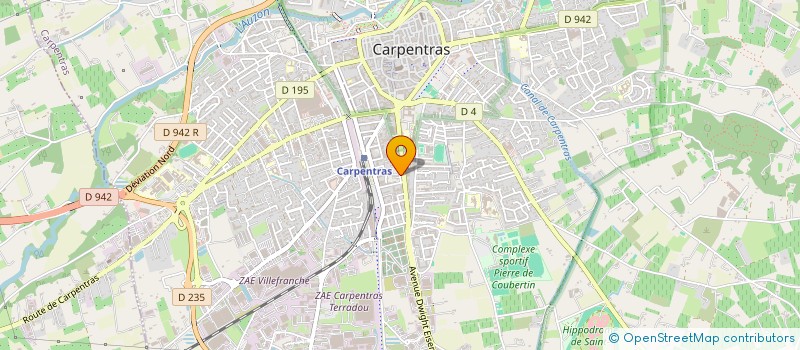 localisation de l'entreprise MONSIEUR LAURENT GAULT  CARPENTRAS