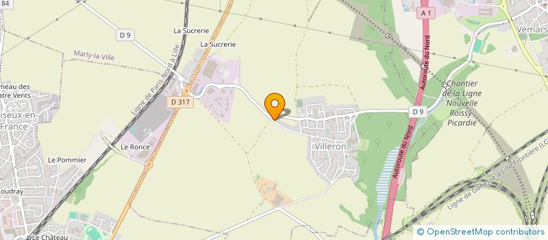 localisation de l'entreprise MONSIEUR LAURENT GAUME à VILLERON