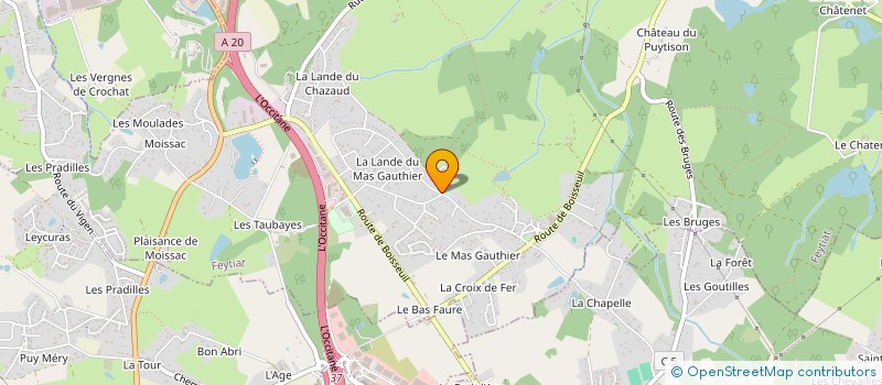 localisation de l'entreprise MONSIEUR LAURENT GAUMET à FEYTIAT