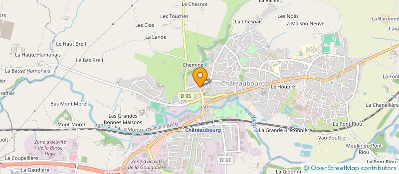 localisation de l'entreprise MONSIEUR LAURENT GAUNEAU à CHATEAUBOURG