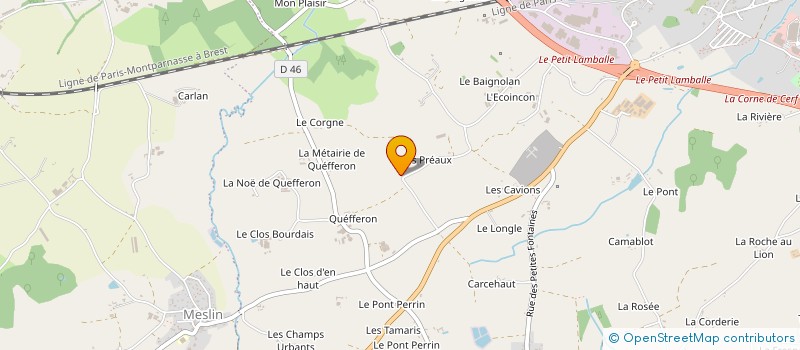 localisation de l'entreprise MONSIEUR LAURENT GAUTHIER à LAMBALLE-ARMOR
