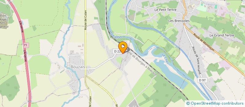 localisation de l'entreprise MONSIEUR LAURENT GAUTHIER  SAINT-AMAND-MONTROND