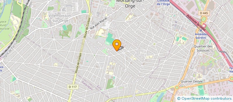 localisation de l'entreprise MONSIEUR LAURENT GAUTHIER  MORSANG-SUR-ORGE